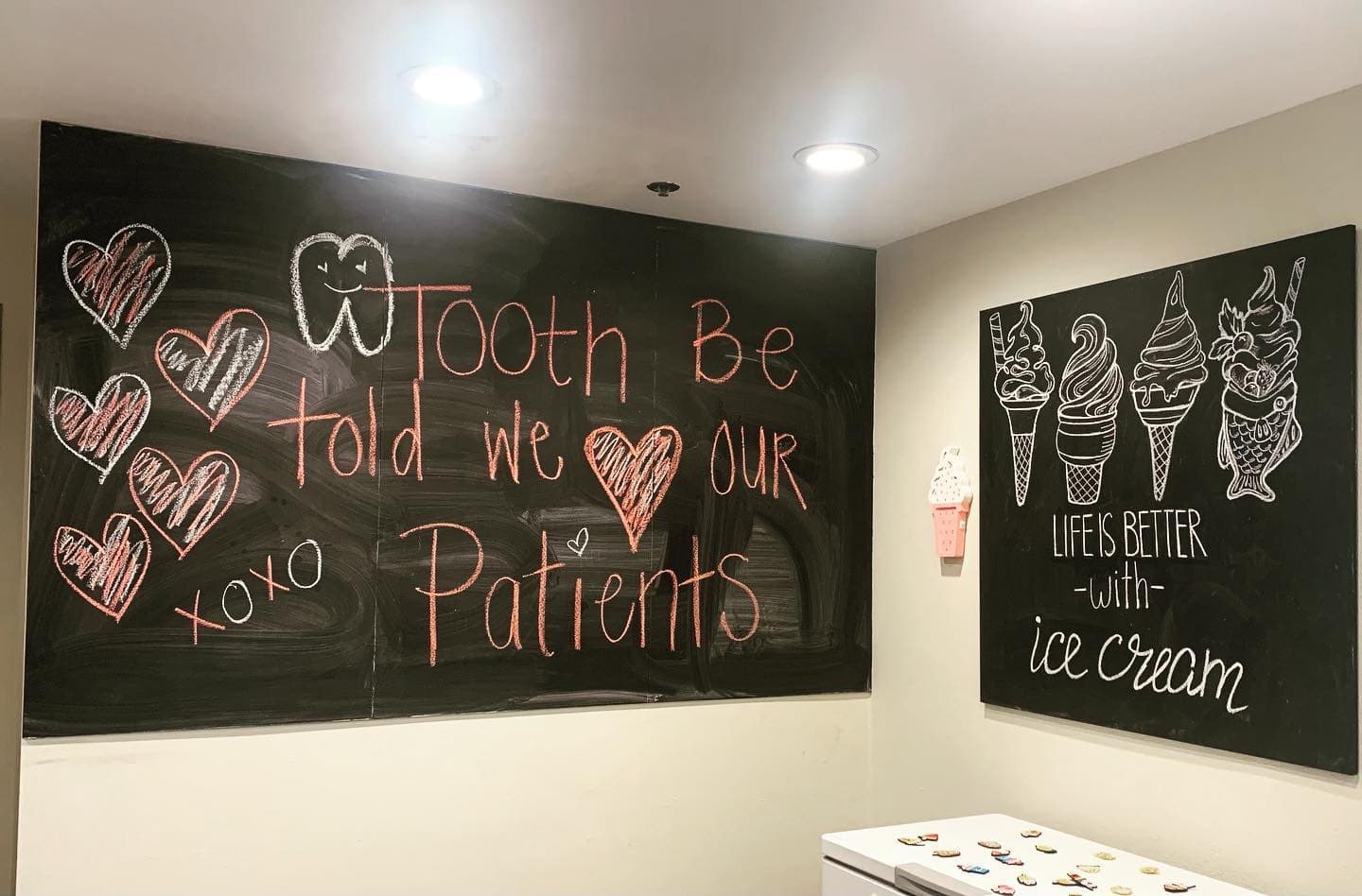 Blackboards in the office